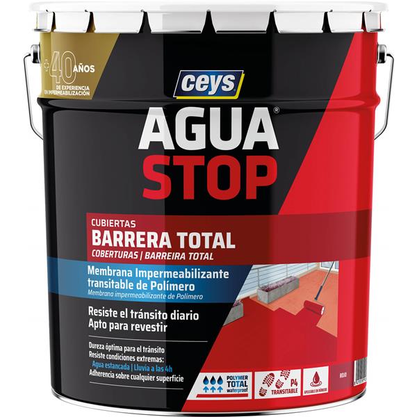 AGUASTOP BARRERA TOTAL 14Kg GRIS CLARO 