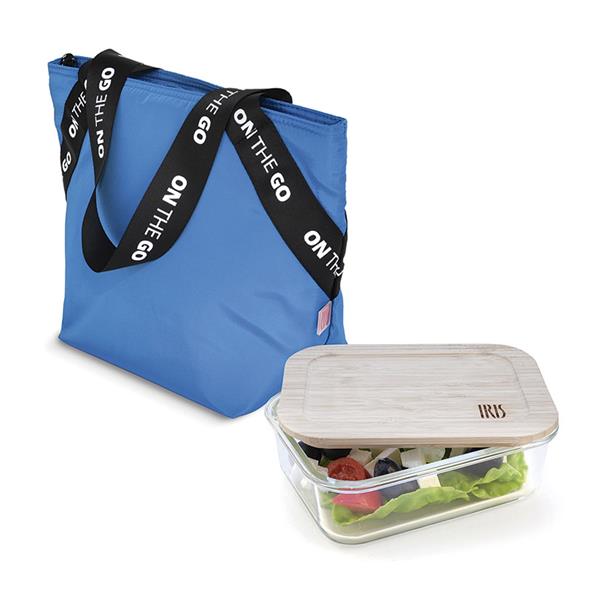 LUNCHBAG TOTE ON THE GO AZUL IRIS