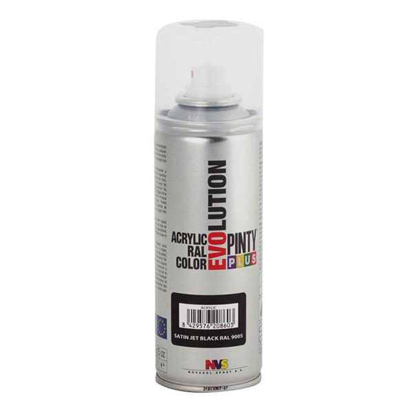 PINTURA SPRAY ACRIL.NEGRO SATIN.200ML