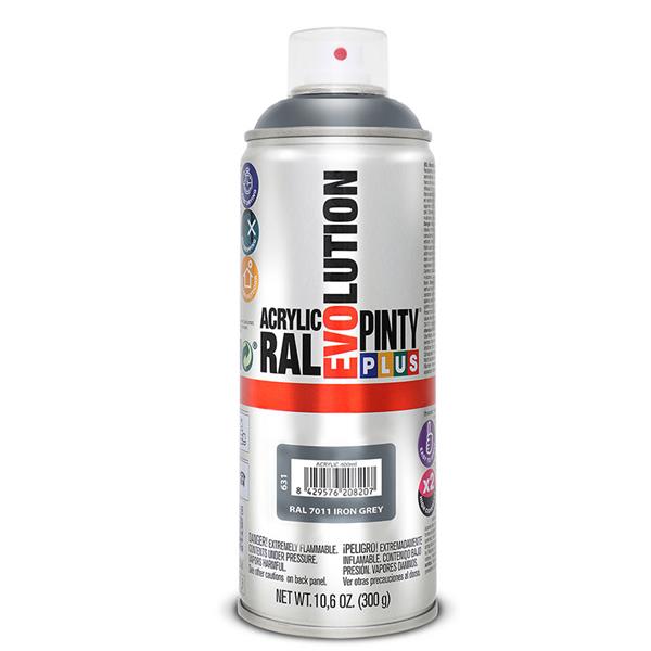 PINTURA SPRAY ACRILICA GRIS HIERRO