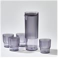 SET JARRA 1,1L+4 VASOS NEVE PS AHUMADO